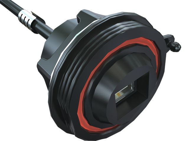 Samtec USB 2.0, Male USB A to Unterminated, 1m
