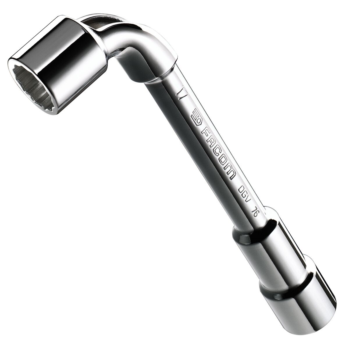 Facom 76.20 1/2 in Socket Wrench with Tube Handle, 212 mm Overall