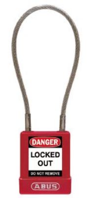 ABUS Keyed Aluminium Padlock Weatherproof Keyed Alike, 7 mm Shackle, 40mm Body