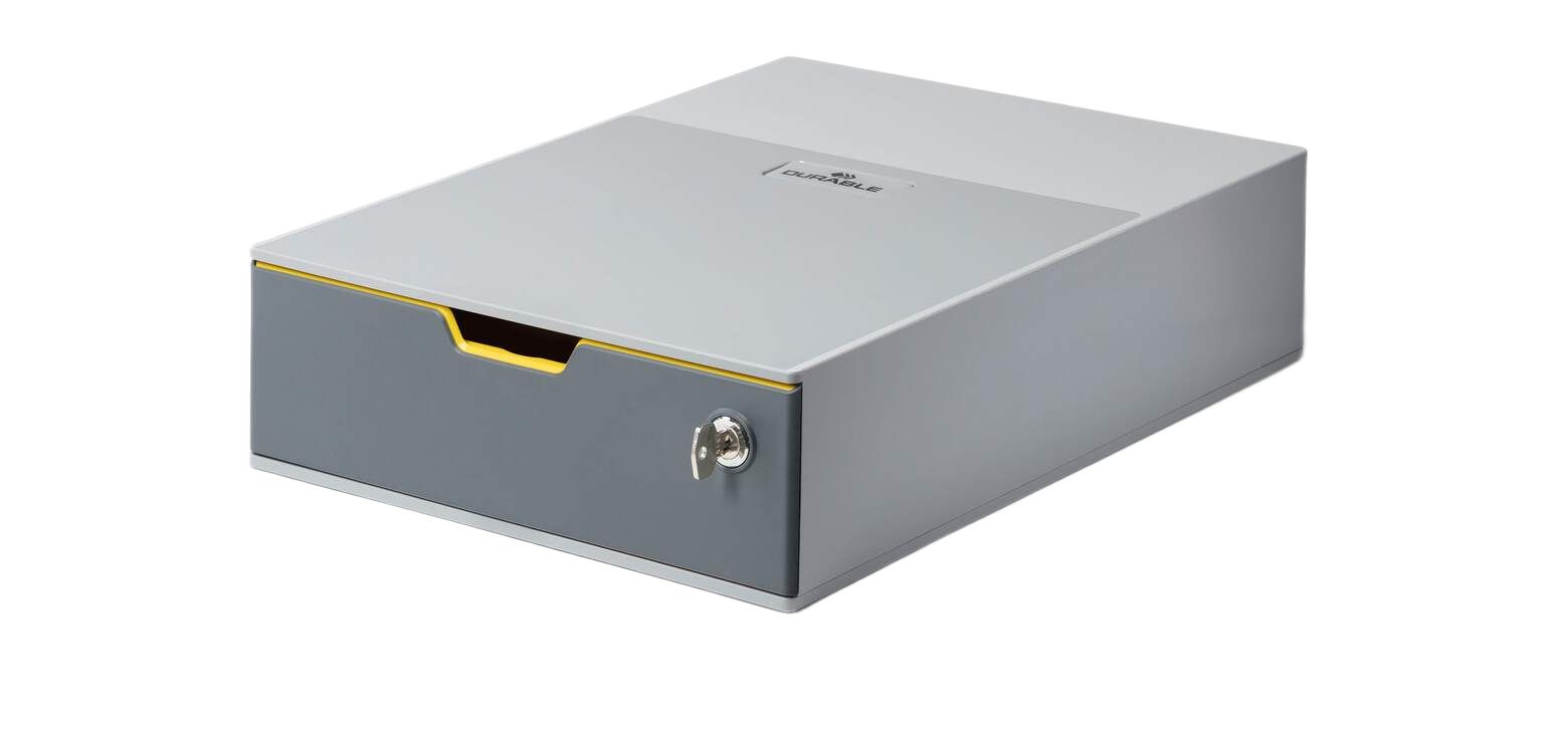 Durable Drawer Storage Unit 1, Plastic, 95 mm x 280mm x 356 mm, Multicolour