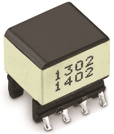 Wurth Elektronik Surface Pulse Transformer 2:1:1 Turns Ratio, 750 μH Prim. Inductance, 1.1Ω Prim. Resistance