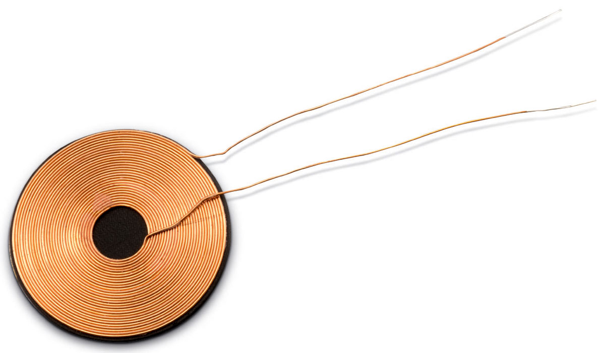 Wurth Elektronik WE-WPCC Wireless Charging Coil Receiver 700 mA, 11.8 μH, 15 mm dia.