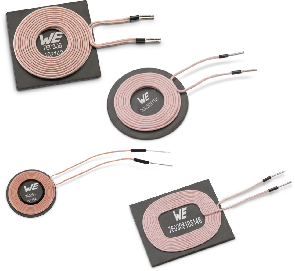Wurth Elektronik WE-WPCC Wireless Charging Coil Transmitter 7.5 A, 6.3 μH, 50 mm dia.