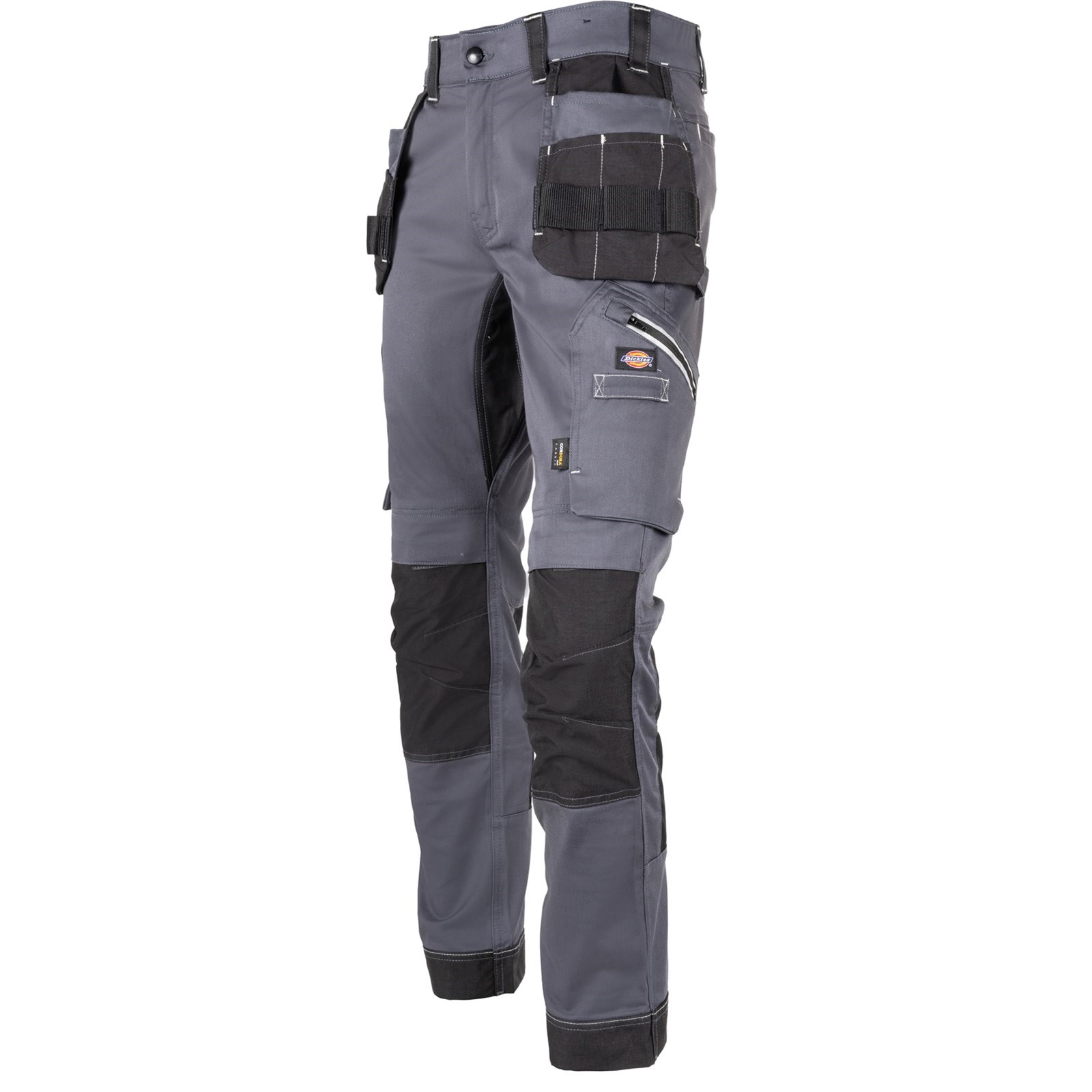 dk0a4xswc661 Dickies Universal FLEX Men's Grey Cotton, Elastane, Polyester, Size 34S