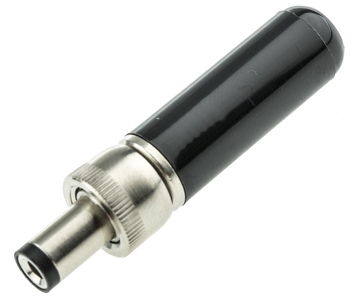 Switchcraft Straight DC Jack 5A, 12V, Cable, length 43.2 mm, Tin