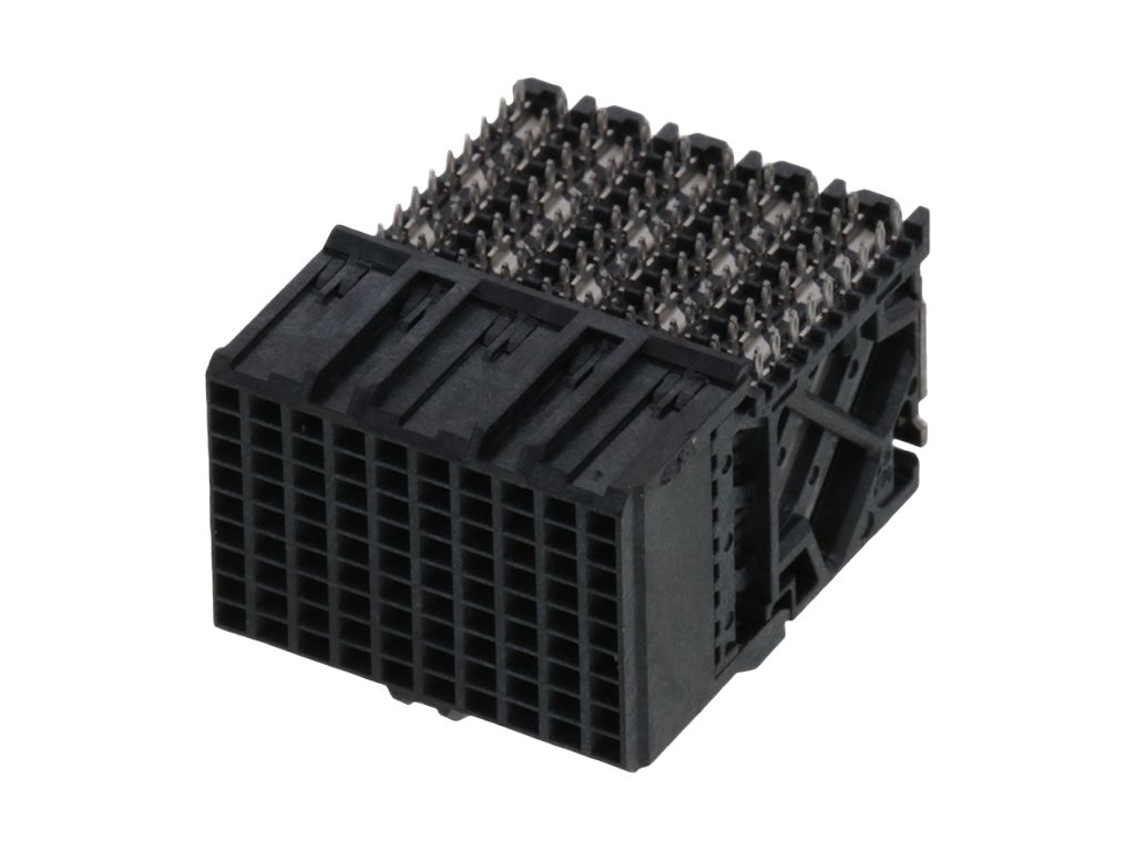Molex, 76170 1.9 mm Pitch 3 Pair Backplane Connector, Right Angle Female, 10 Column, 9 Row, 90 Way