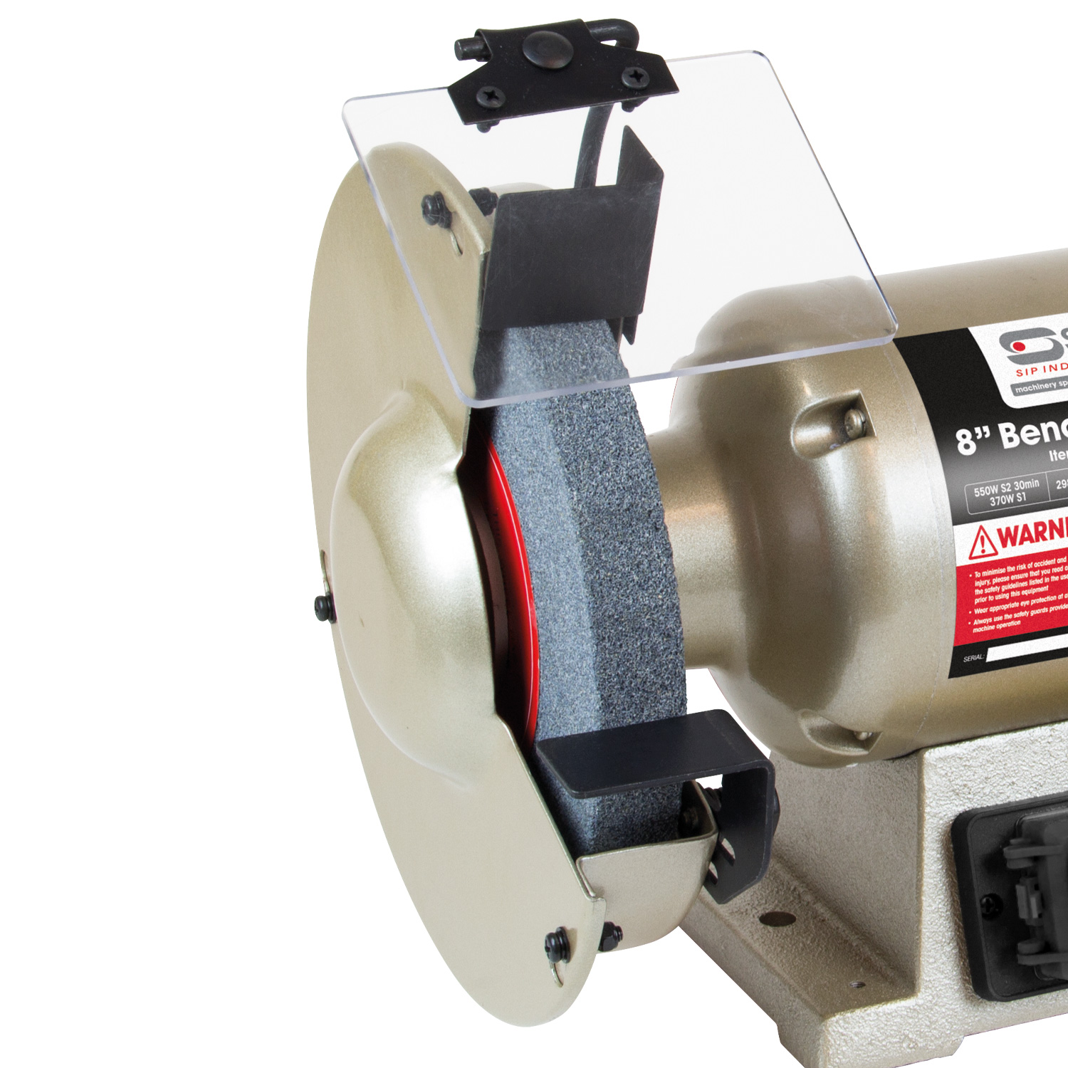 7628 SIP Bench Grinder 203.2 mm, 230V 15.8 mm Wheel Bore