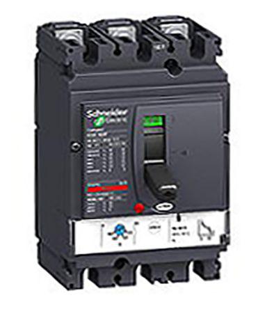 Schneider Electric LV430673, 3P 160 A MCCB Moulded Case Circuit Breaker, Breaking Capacity 100 kA Fixed Mount NSX Range LV4