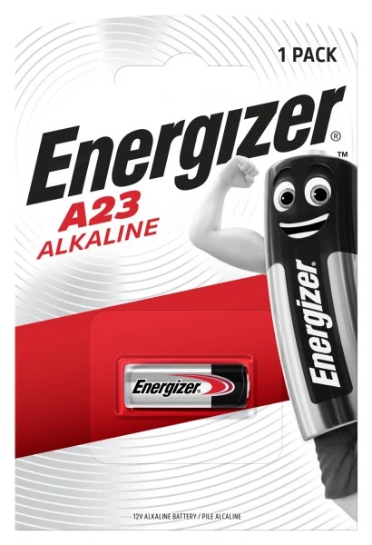 Energizer Manganese Dioxide 12 V, A23 Iec-1181 A Battery, 50 mAh, 10 mm x 28.2 mm