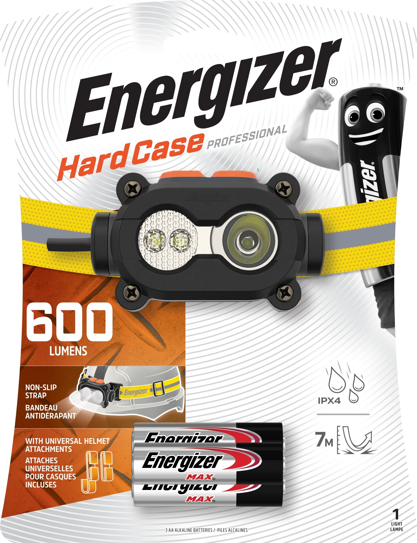 Energizer 7638900375718 LED Head Torch 600 lm 140 m