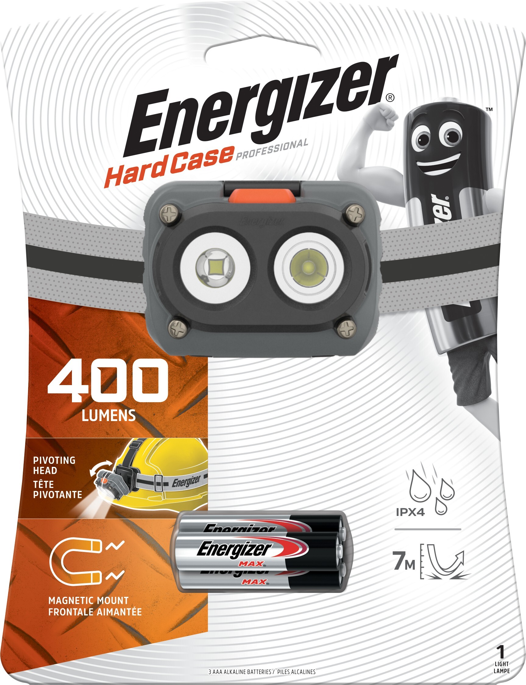 Energizer 7638900388671 LED Head Torch 400 lm 140 m