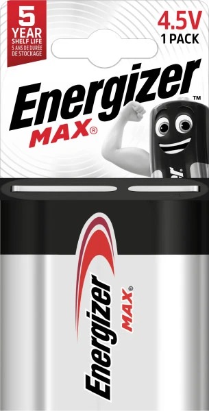 Energizer Zinc Manganese Dioxide 4.5 V 3LR12 Battery x 63 mm