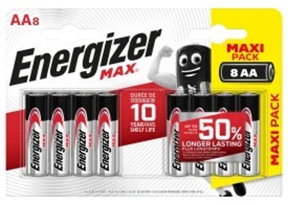 Energizer Zinc Manganese Dioxide AA Battery 1.5 V