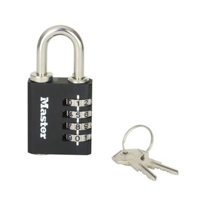 Master Lock Padlock Zinc Padlock Weatherproof, 6 mm Shackle, 40mm Body