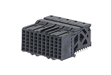 Molex, 76460 1.9 mm Pitch Connector Backplane Connector, Right Angle Female, 10 Column, 6 Row, 60 Way