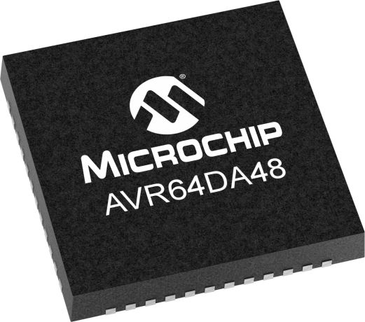 Microchip, 8 bit AVR, AVR64DA48 Microcontroller, 24 MHz, 64kB FLASH, 48-Pin TQFP