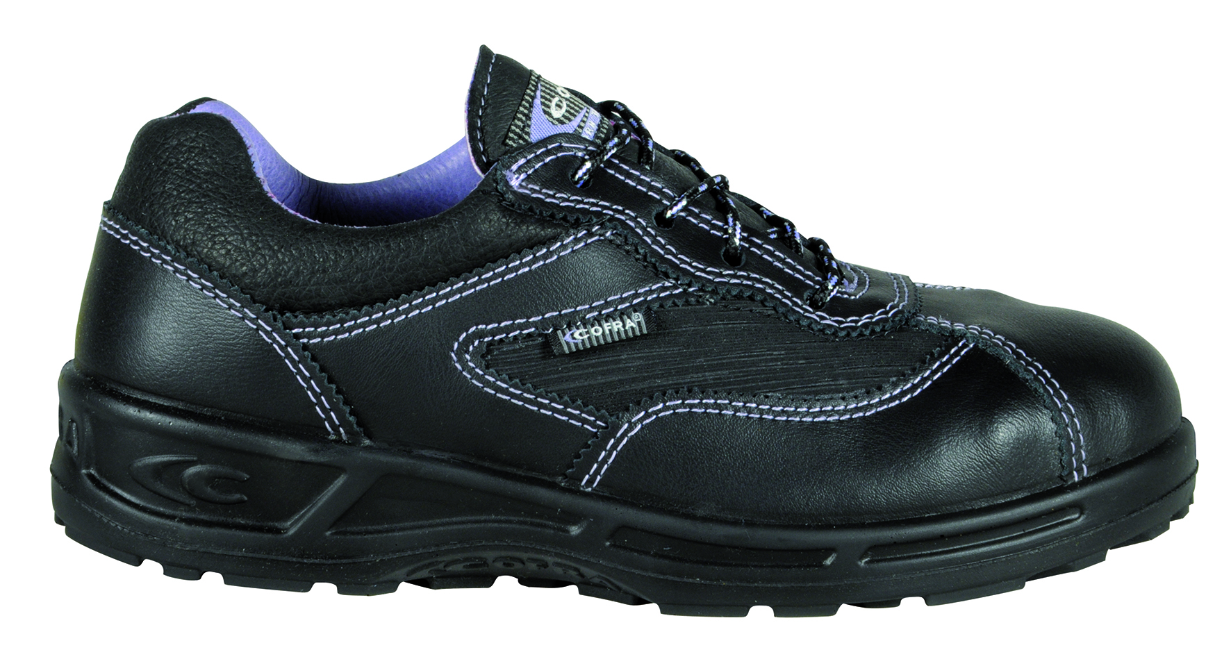 Cofra SOPHIE S3 SRC Women's Black Steel Safety Trainer, UK 2, EU 35