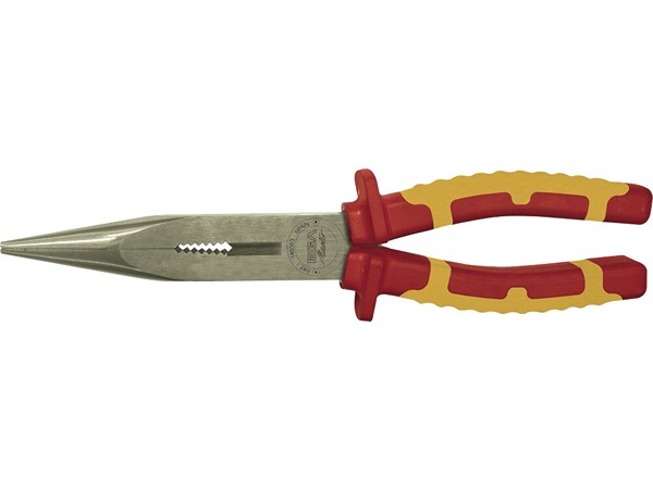 Ega-Master 76592 Plier Long Nose, 200 mm Overall VDE/1000V Approved, 80mm Jaw
