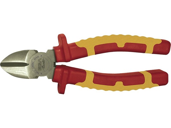 Ega-Master 76595 1-Piece Plier, 160 mm Overall VDE/1000V Approved, 25mm Jaw