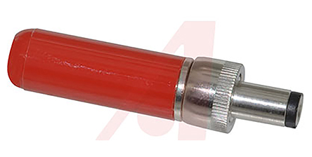 Switchcraft, 765 Straight DC Jack 5A, Cable, length 43.2 mm, Tin