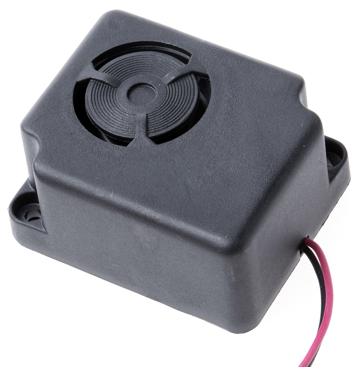 RS PRO 102 dB Surface Mount Siren Internal 22.8 mm Electronic Sounder 47 mm 6 V dc Min 14 V dc Max