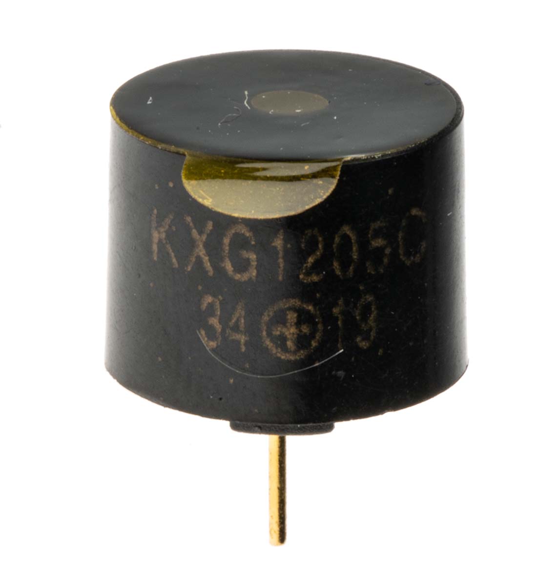 RS PRO 94 dB Through Hole Continuous Internal Magnetic Buzzer Component 9.5 mm 3 V dc Min 12.0mm 7V dc Max