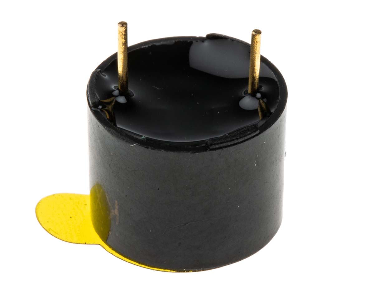 767-5367 RS PRO 94 dB Through Hole Continuous Internal Magnetic Buzzer Component 9.5 mm 3 V dc Min 12.0mm 7V dc Max
