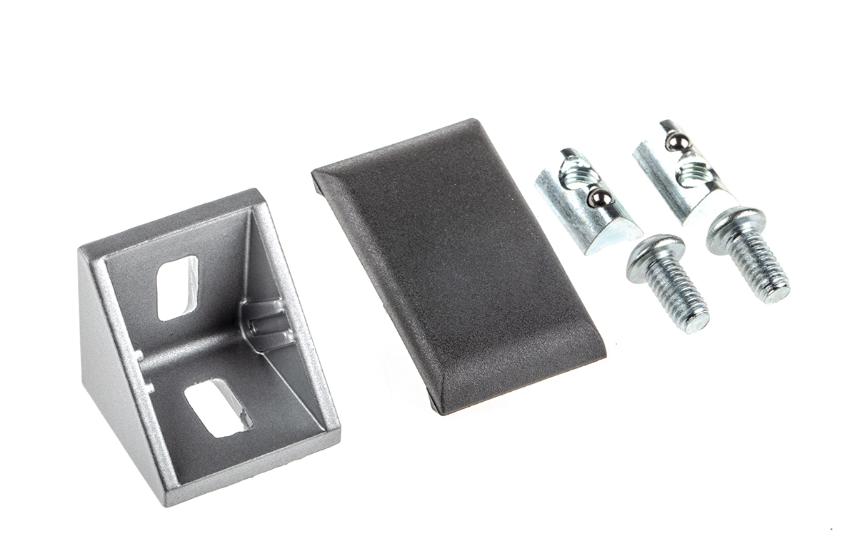RS PRO Angle Bracket, Connecting Component, Strut Profile 30 mm, Groove Size 6 mm