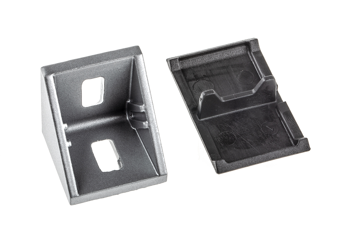 767-5566 RS PRO Angle Bracket, Connecting Component, Strut Profile 30 mm, Groove Size 6 mm