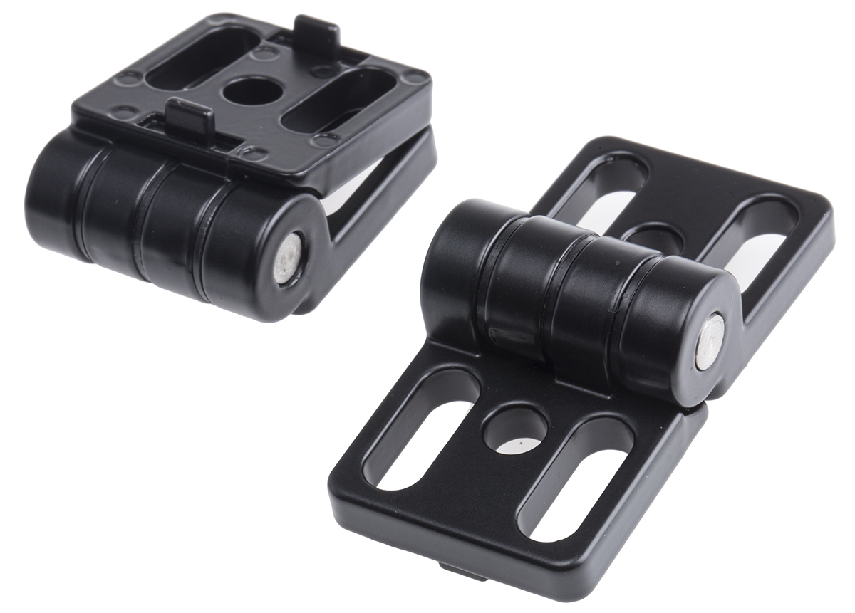 RS PRO Stainless Steel (Pin), Wings: Zinc Die Cast Hinge 30 6 mm Slot, 30 mm Strut Profile
