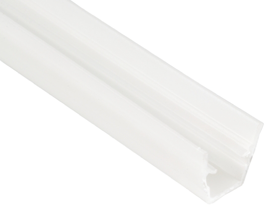 RS PRO Natural Polypropylene Cover Strip, 8 mm Groove Size, 2 m Length