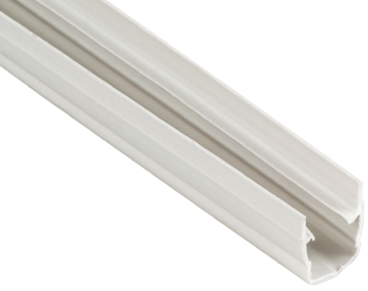 RS PRO Grey Polypropylene Cover Strip, 8 mm Groove Size, 2 m Length
