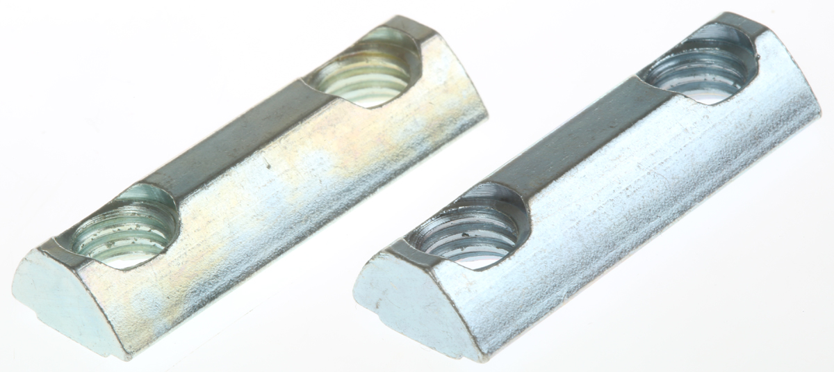 RS PRO M8 T-Slot Nut, Connecting Component, Strut Profile 40 mm, Groove Size 8 mm