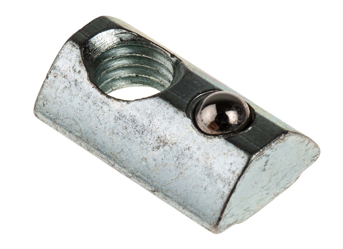 767-5682 RS PRO M8 T-Matic, Connecting Component, Strut Profile 40 mm, Groove Size 8 mm, Round Tube Size 11.8 mm