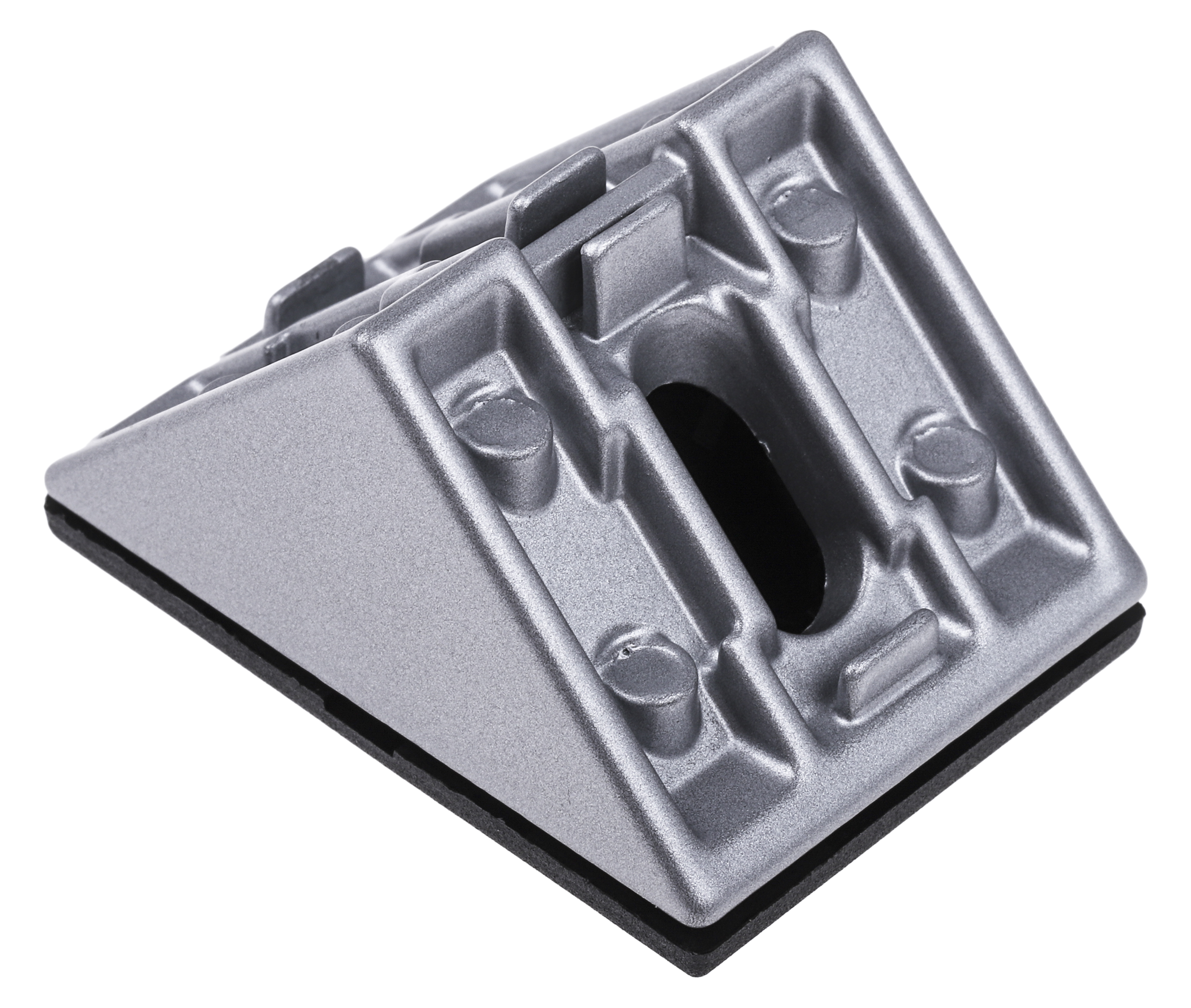 RS PRO Angle Bracket, Connecting Component, Strut Profile 40 x 40 x 40 mm, Groove Size 8 mm