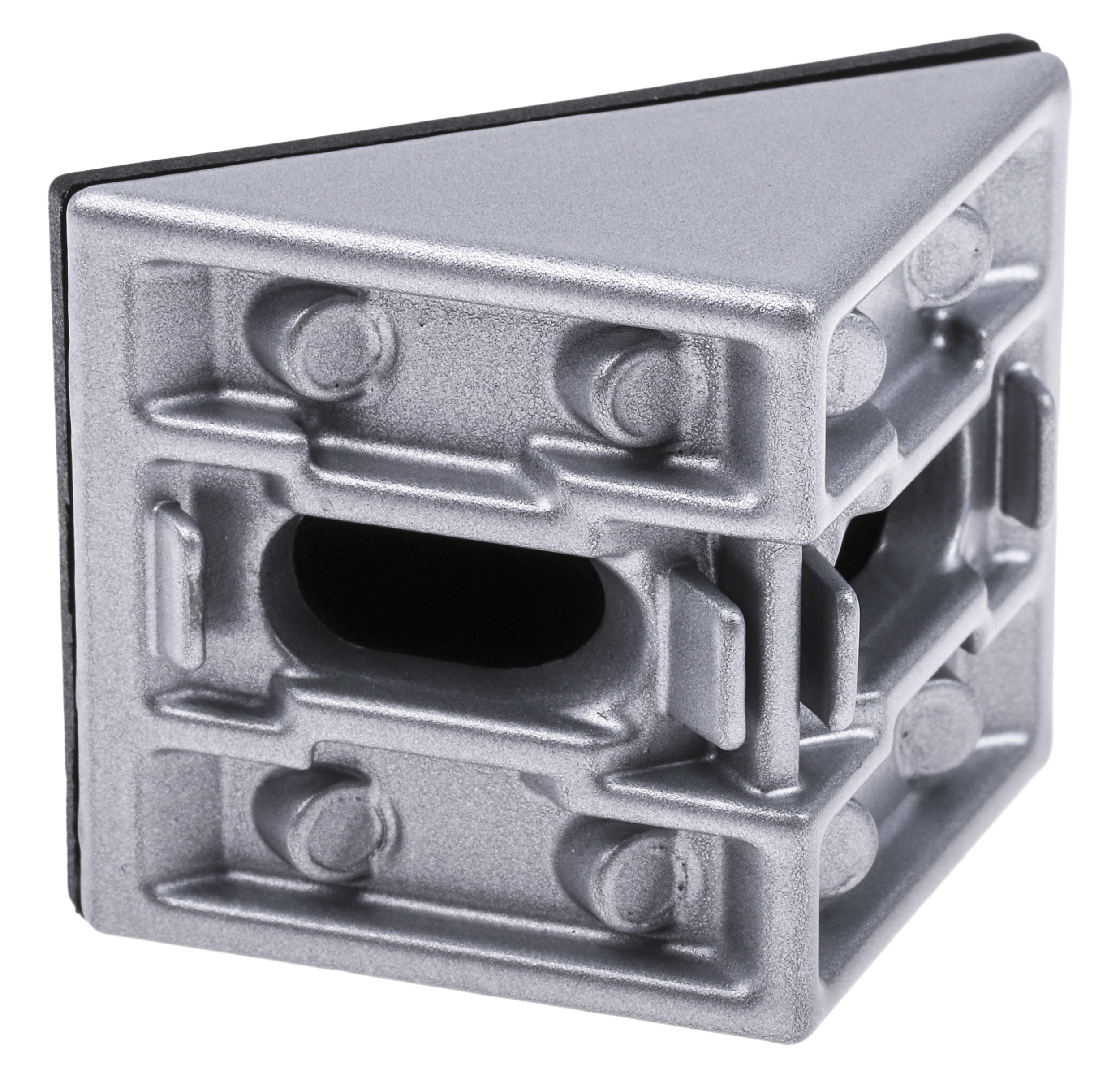 767-5695 RS PRO Angle Bracket, Connecting Component, Strut Profile 40 x 40 x 40 mm, Groove Size 8 mm