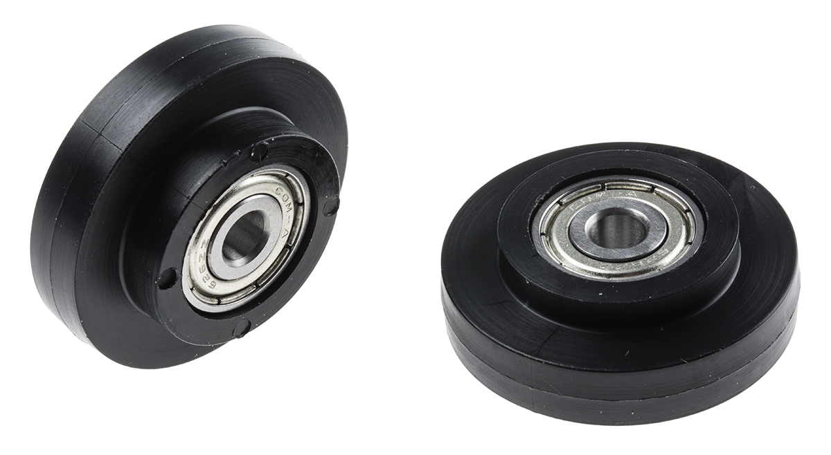 RS PRO Roller, Connecting Component, Strut Profile 40 mm, Groove Size 8 mm