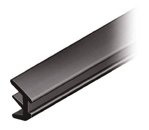 RS PRO Glass Panel Profile 40 8 mm Slot, 8 mm Strut Profile