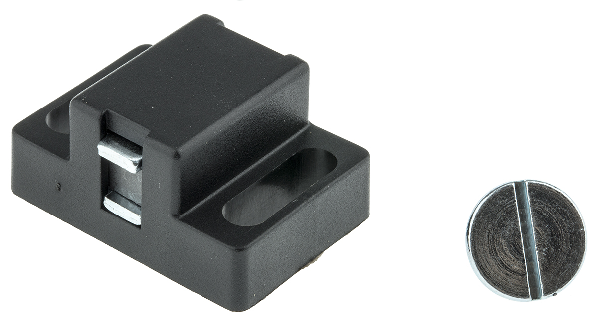 RS PRO Polyamide Magnetic Catch 40 6 to 8 mm² Slot, 8 mm Strut Profile