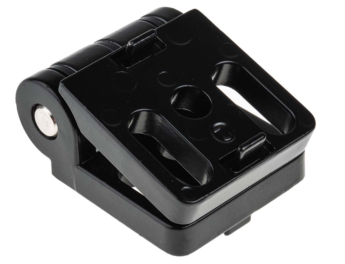 767-5768 RS PRO Stainless Steel (Pin), Wings: Zinc Die Cast Hinge 40 8 mm Slot, 40 mm Strut Profile