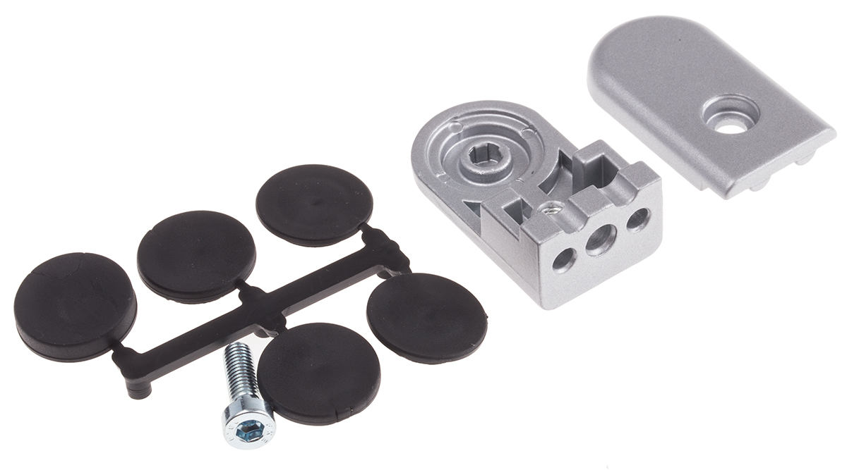 RS PRO Glass Panel Clamp 40 6 to 8 mm² Slot, 8 mm Strut Profile