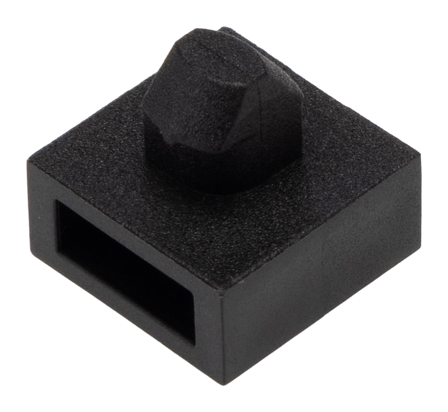 RS PRO Cable Clip, 8 mm GrooveSlot 40 mm 5 mm Internal Width 13.3 mm Internal Height, 19 mm L