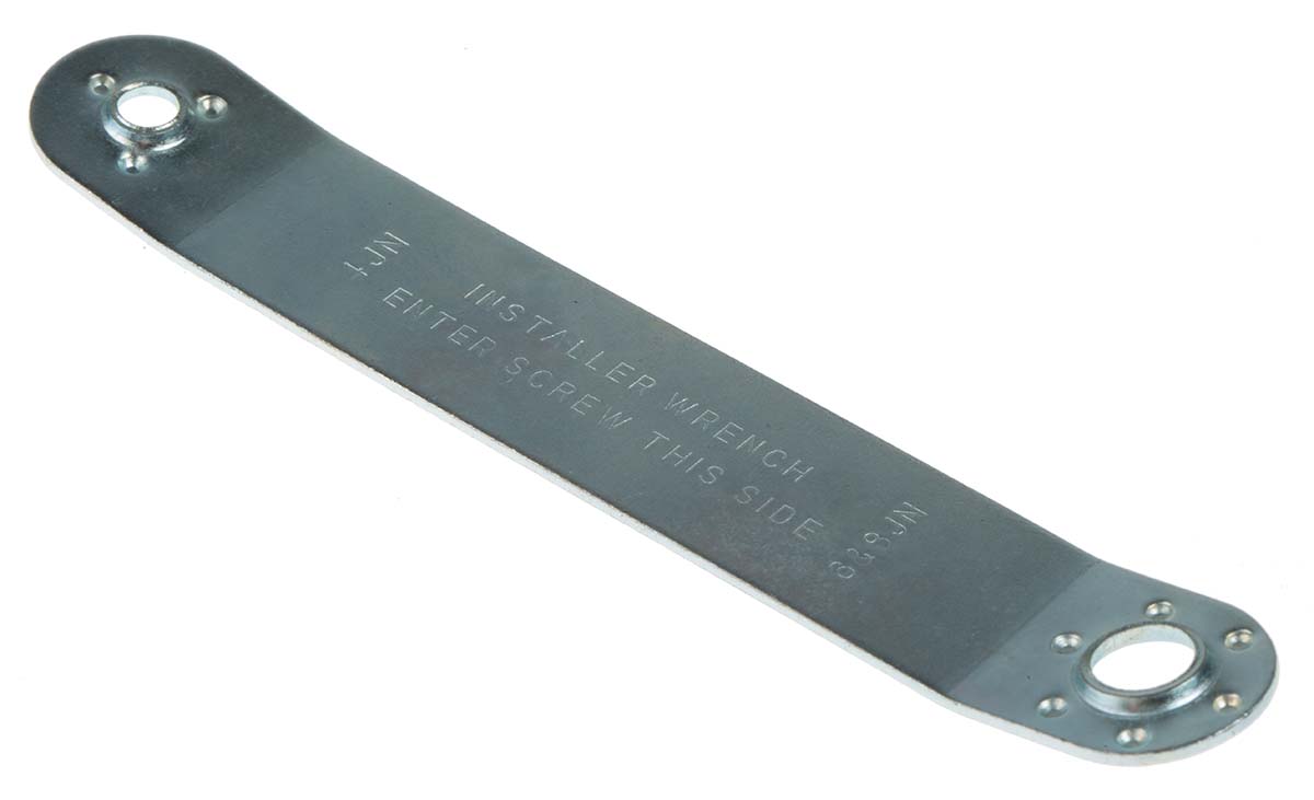 768-0729 RS PRO Bright Zinc Stainless Steel Threaded Insert, 11.89 mm diameter 8.38 mm 16.59 mm