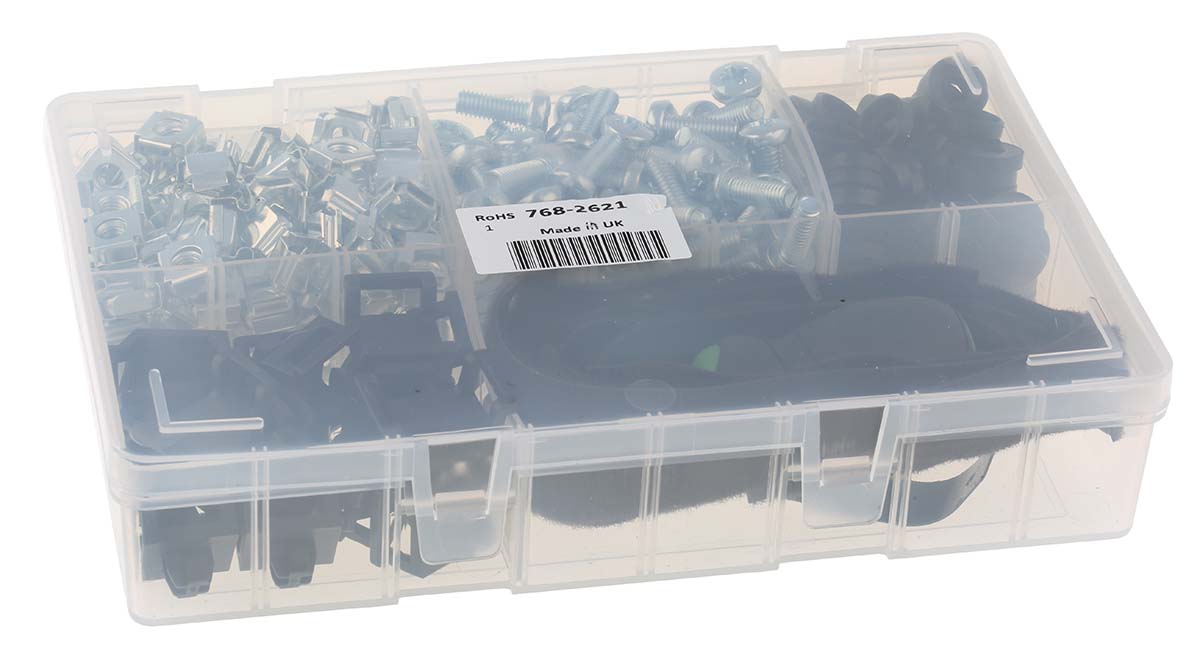 768-2621 RS PRO Cage Nut Kit, 30 Pieces