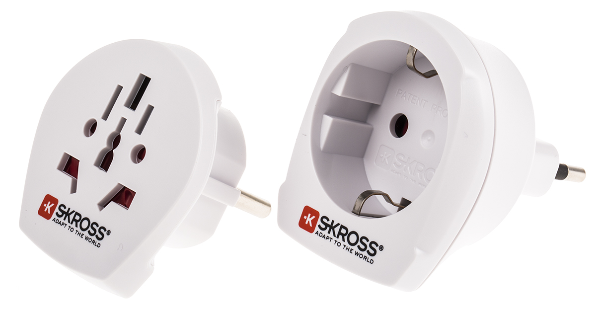 SKROSS Travel Adapter Switzerland, Australia, Europe, UK, USA, China Europe, Italy, 16A