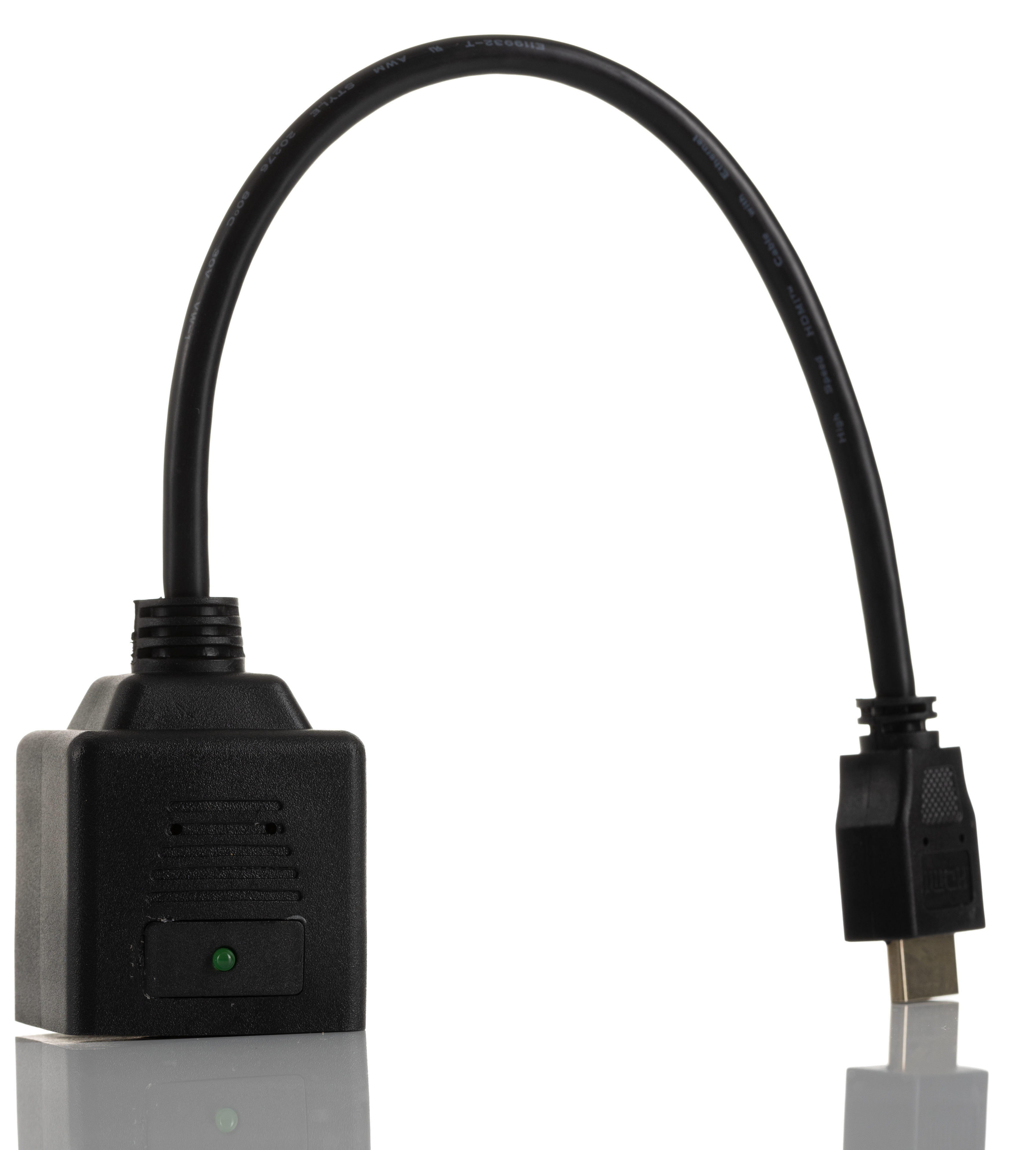 768-4191 RS PRO, 30 cm HDMI Cable, - Male HDMI to Female HDMI, Green
