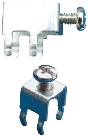 Keystone Brass Screw Terminal, Right Angle, 15A