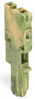 WAGO 1-Way DIN Rail Female Plug, 4mm², 12AWG, 28 AWG Wire, Cage Clamp, Polyamide Housing