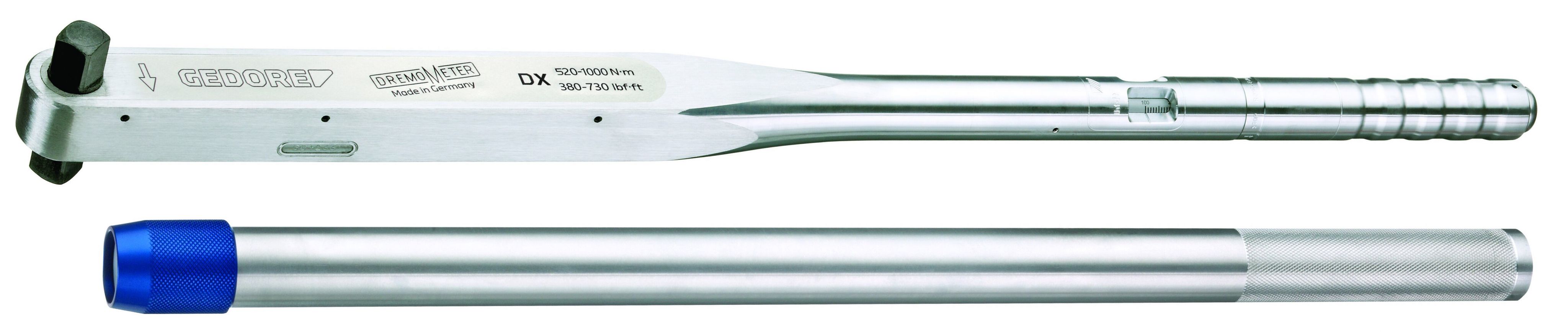 Gedore Torque Wrench, 520 to 1000 Nm, 3/4 in Drive, Square Drive, 812mm Overall