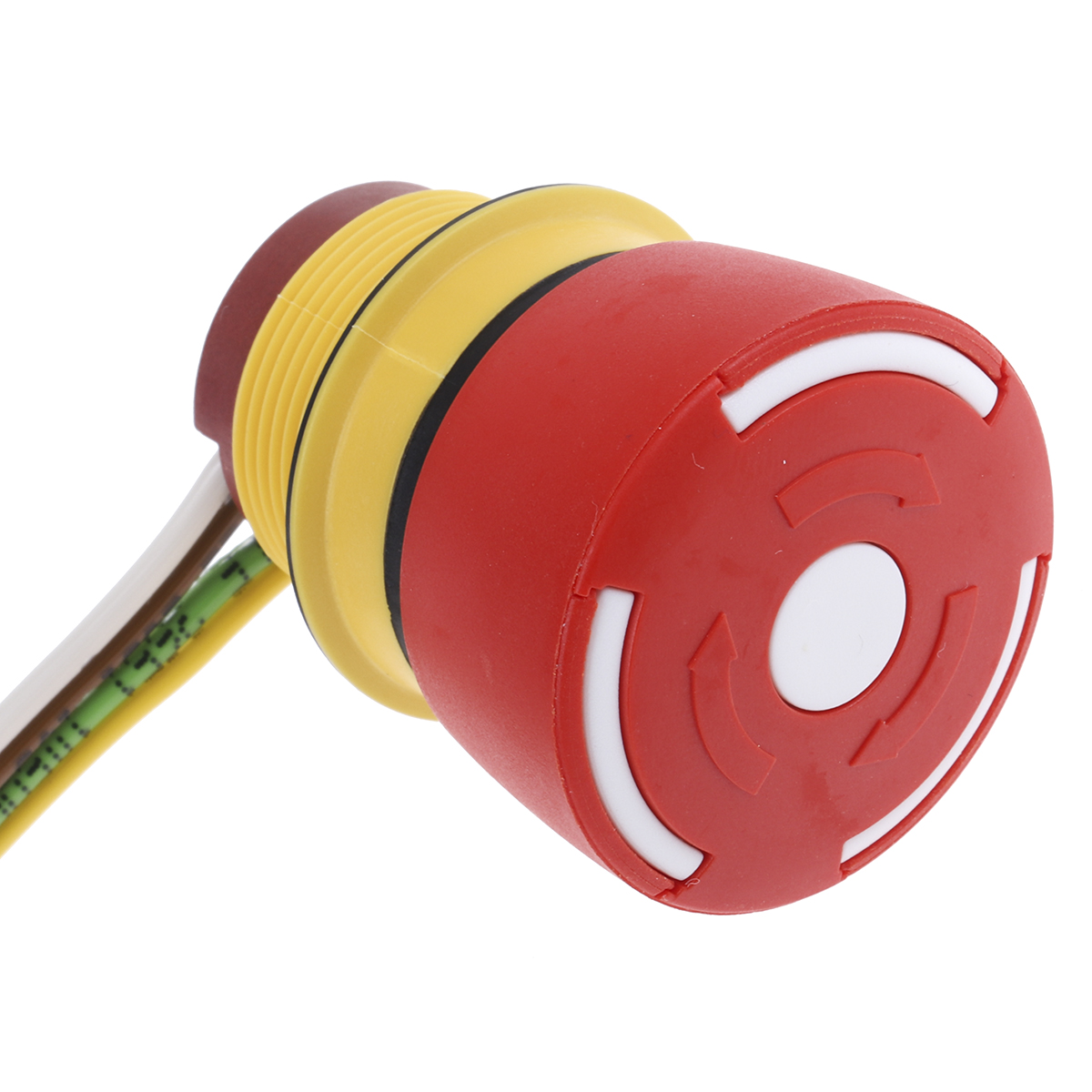 84-50300040 EAO 84 Series Twist Release Emergency Stop Push Button, Panel Mount, 22.5mm Cutout, SPDT, IP65
